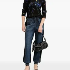 Джинсы с нашивкой-логотипом Джинсы с нашивкой-логотипом