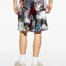 Шорты с графическим принтом и кулиской