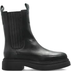 Ботинки с эластичными вставками