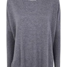 Кашемировый свитер с V-образным вырезом Кашемировый свитер с V-образным вырезом