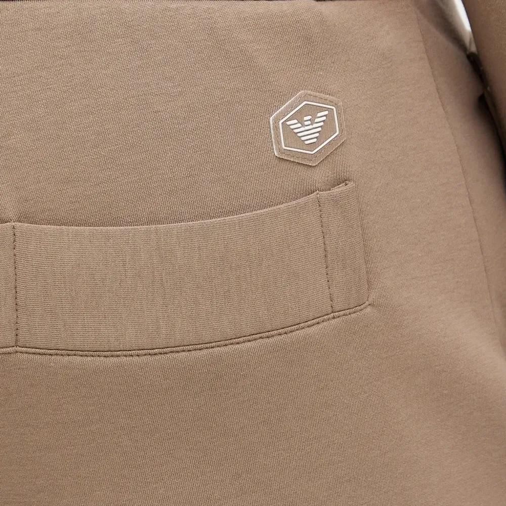 Спортивные брюки на завязках с логотипом Спортивные брюки на завязках с логотипом