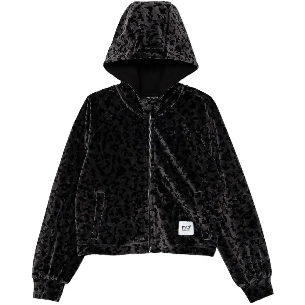 Худи с капюшоном и принтом