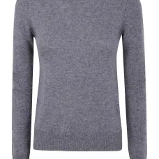 Кашемировый свитер с круглым вырезом Кашемировый свитер с круглым вырезом