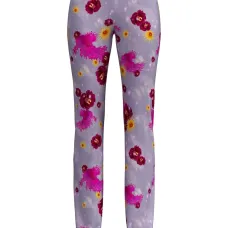 Брюки с цветочным принтом