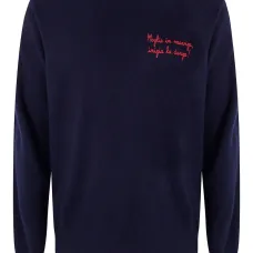 Вышитый шерстяной свитер