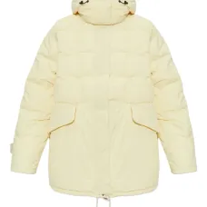 Стеганая парка с капюшоном