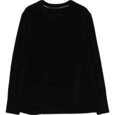 Джемпер с круглым вырезом и длинными рукавами