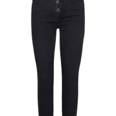 Джинсы с украшением в виде пуговиц