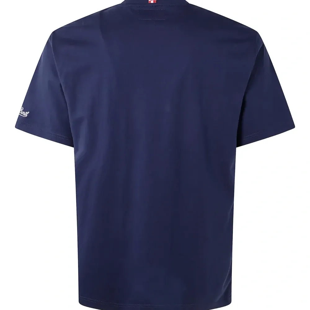 Хлопковая футболка с вышивкой