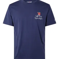 Хлопковая футболка с вышивкой