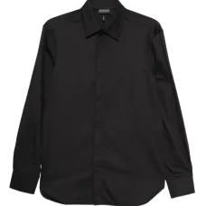 Хлопковая рубашка с длинными рукавами Хлопковая рубашка с длинными рукавами