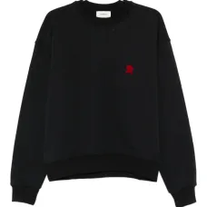 Свитшот с вышивкой и круглым вырезом