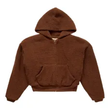 Флисовая худи на молнии