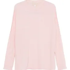 Джемпер с круглым вырезом и длинными рукавами