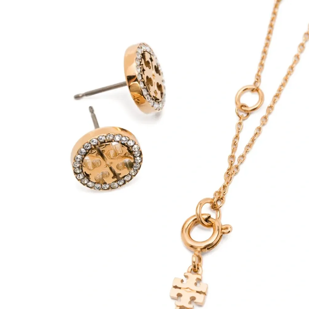 Комплект украшений Miller с кристаллами: ожерелье и серьги