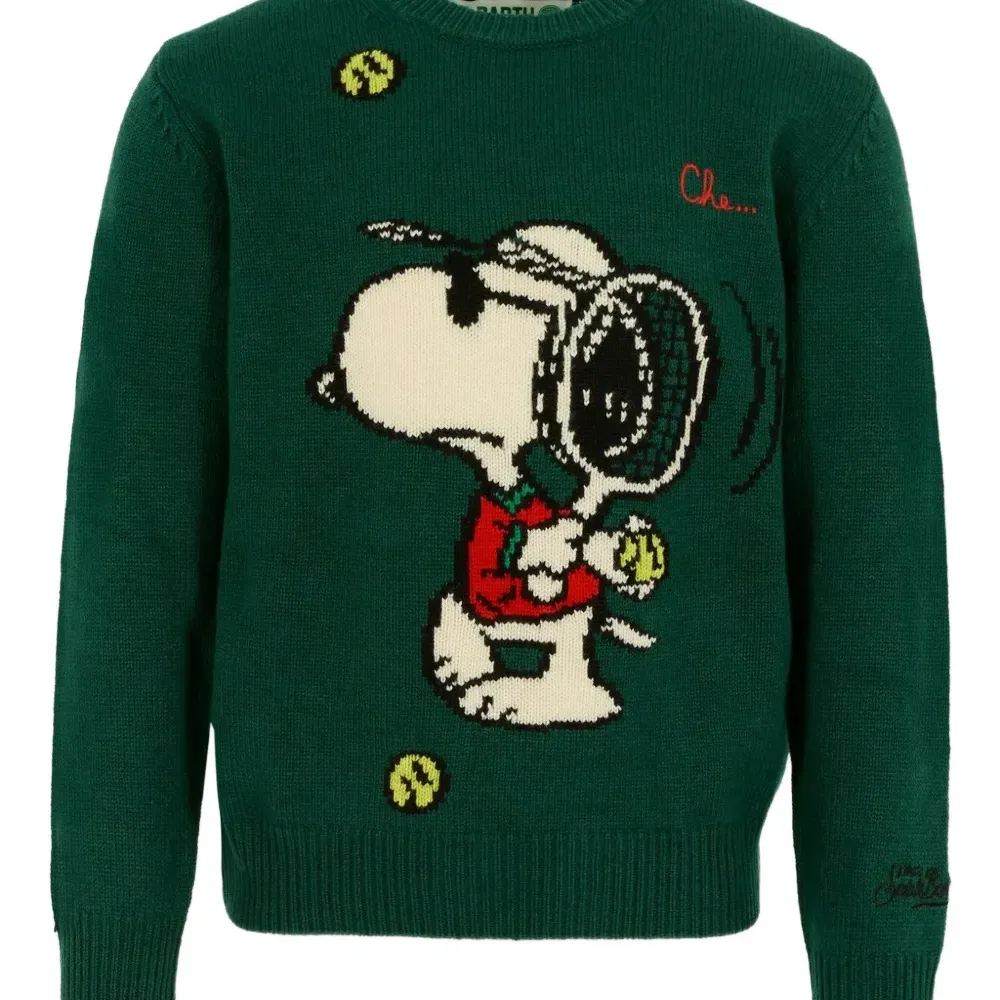 Свитер с Снупи для тенниса