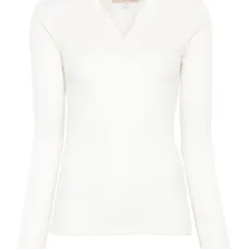 Трикотажное поло в рубчик