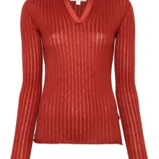 Джемпер в рубчик