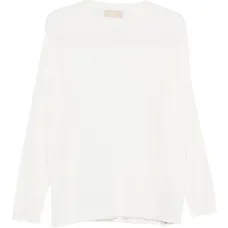 Джемпер с круглым вырезом и длинными рукавами