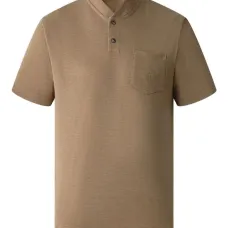 Футболка с карманом и вышитым логотипом