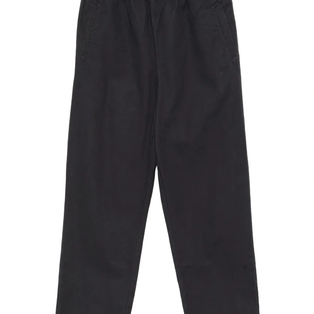 Брюки с нашивкой-логотипом