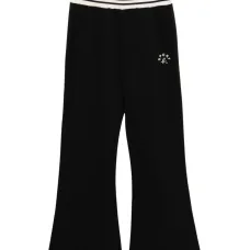 Брюки с вышитым логотипом