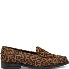 Лоферы с леопардовым узором