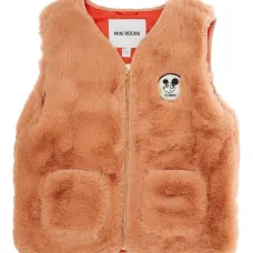 Жилет из искусственного меха с нашивками Ritzratz