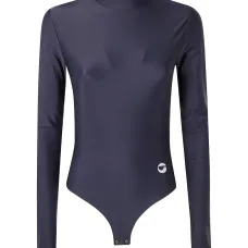 Боди с высоким вырезом и кружевной отделкой Боди с высоким вырезом и кружевной отделкой