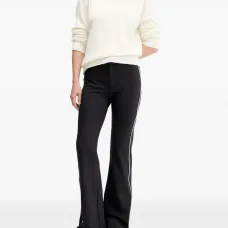 Брюки с полосатыми деталями