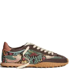 Кроссовки на шнуровке с цветочным принтом Bridge X Morris & Co.
