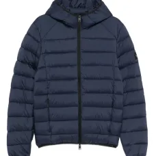 Стеганый пуховик с капюшоном Стеганый пуховик с капюшоном