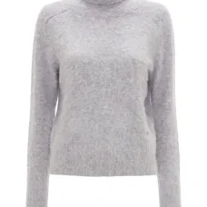 Шерстяной джемпер с воротником-поло