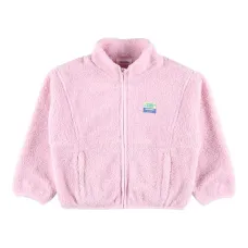 Укороченная куртка на молнии из ворса Укороченная куртка на молнии из ворса