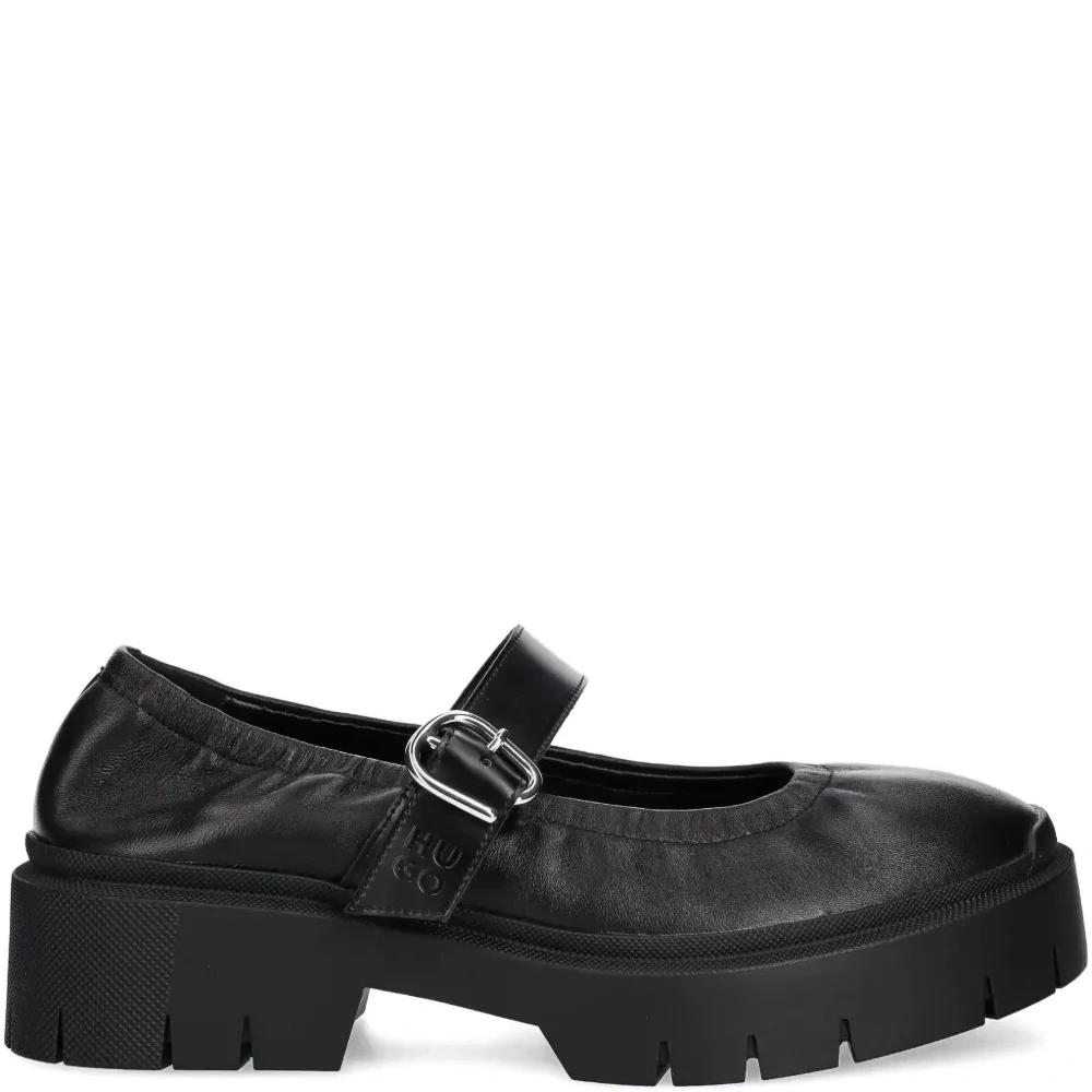 Туфли-лодочки на каблуке 45 мм с ремешком и пряжкой Kris