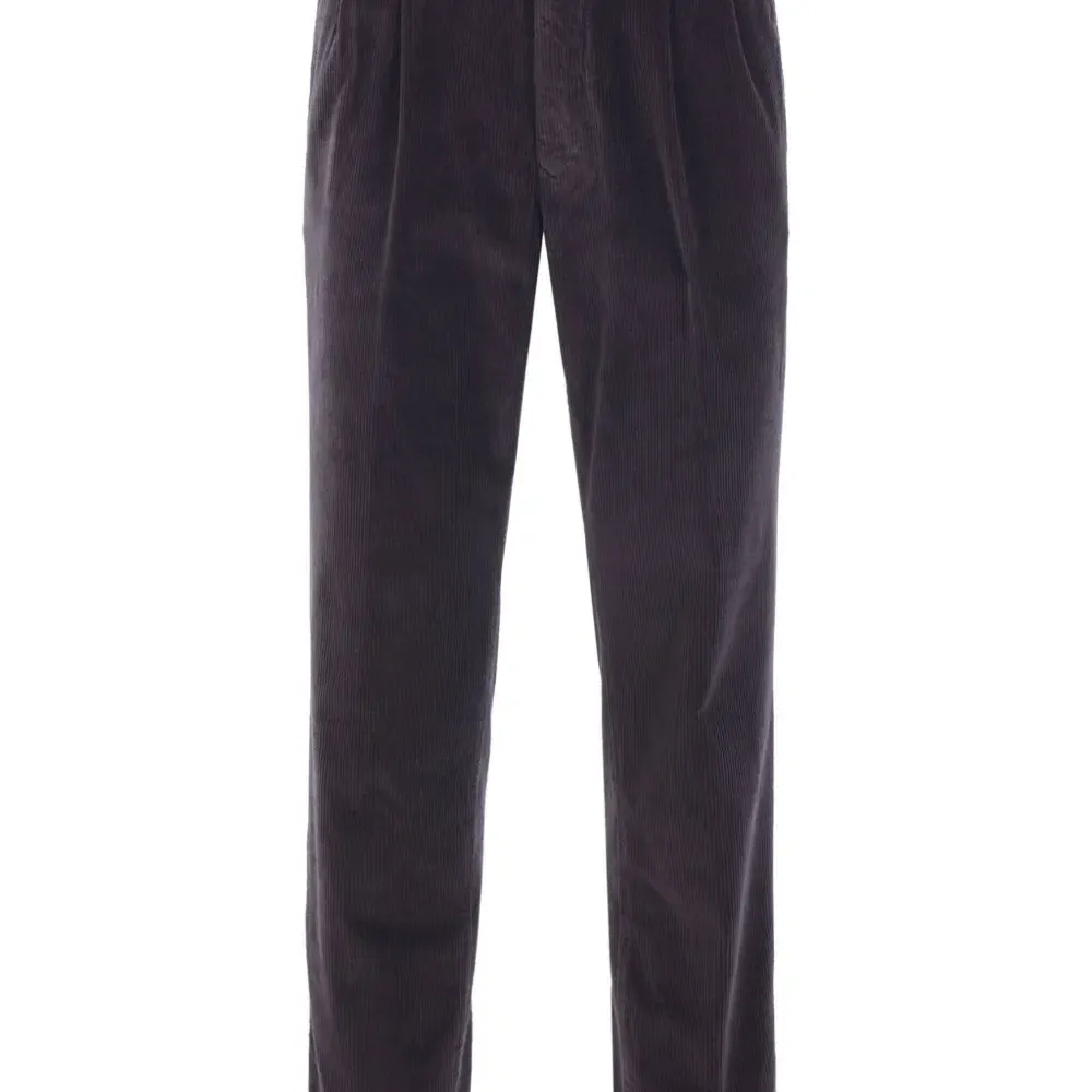 Брюки из вельвета прямого кроя