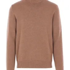 Гофрированный свитер с высоким воротом Гофрированный свитер с высоким воротом