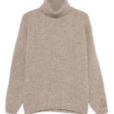 Джемпер с вышитым логотипом