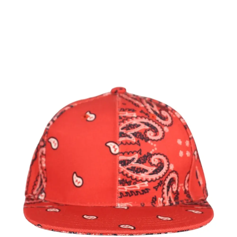 Бейсболка с принтом «пейсли»