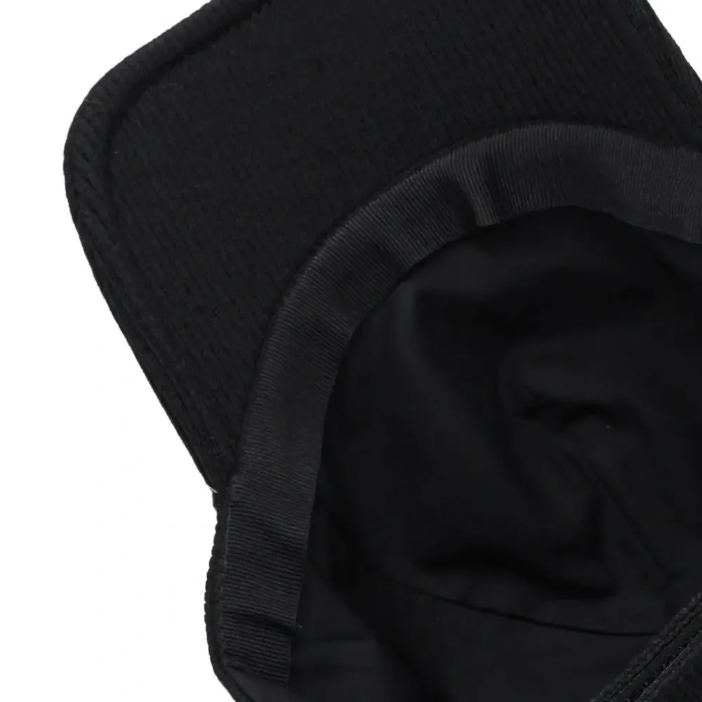 Бейсболка в рубчик с логотипом