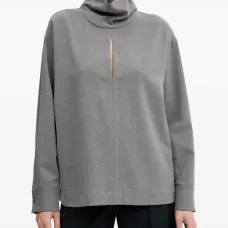 Топ с высоким воротником Топ с высоким воротником