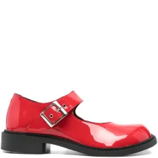 Балетки из лакированной кожи 075