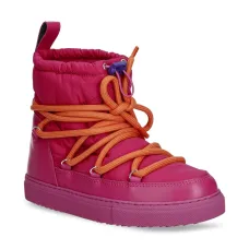 Дутые ботинки на шнуровке