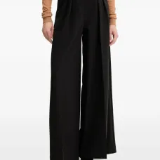 Плиссированные брюки широкого кроя Плиссированные брюки широкого кроя