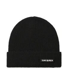 Вязаная шапка с логотипом