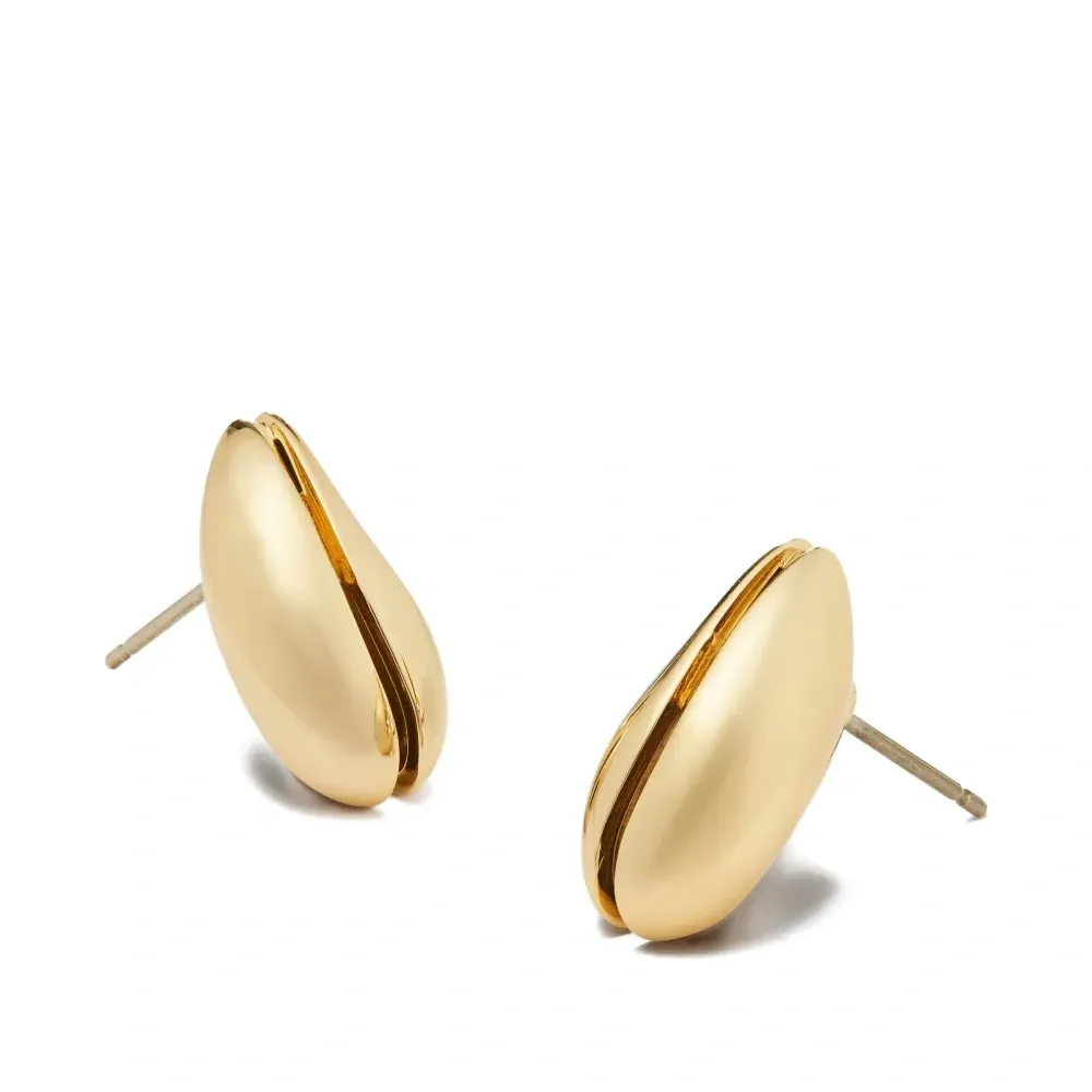 Мини-серьги Wave