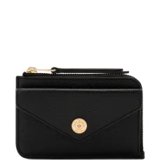 Кошелек-конверт с монограммой и молнией