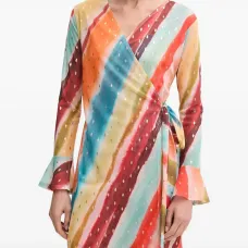 Платье мини с завязками Платье мини с завязками