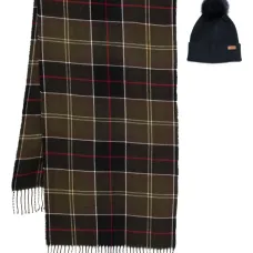 Набор шарфов в тартан