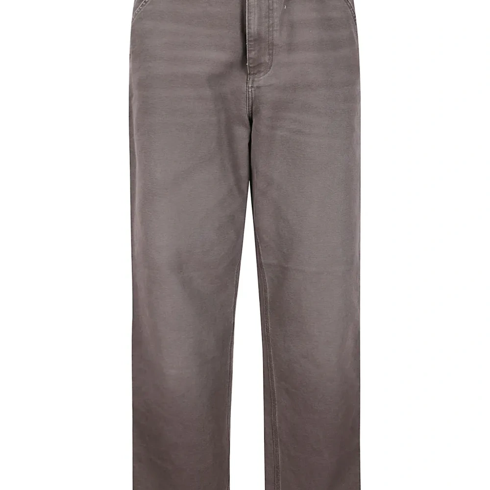 Брюки с нашивкой-логотипом